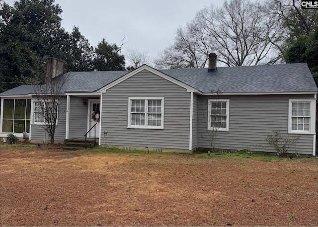 view of front of home