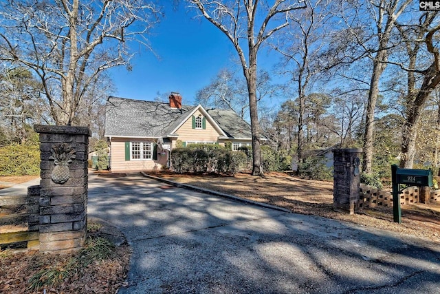 view of front of home