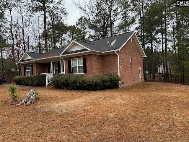 view of front of house featuring a porch