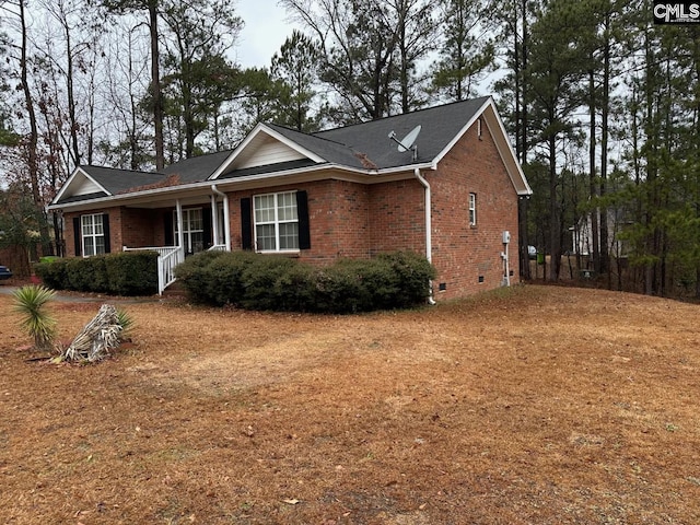 view of front of house with a porch