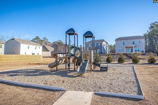 view of jungle gym