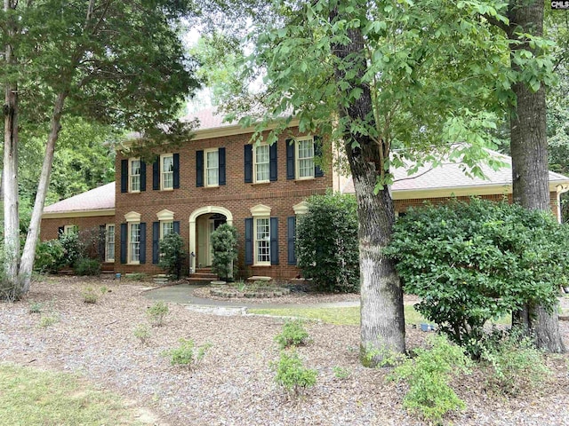 view of colonial inspired home