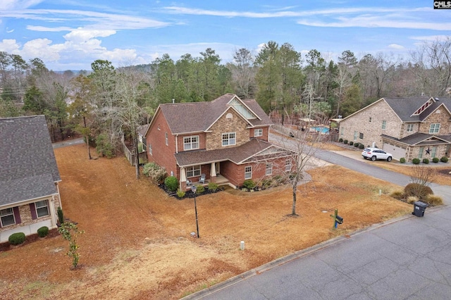 view of front of property with a porch