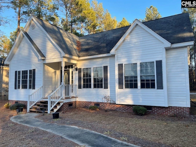 view of front of property