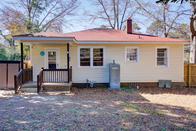 view of front of property