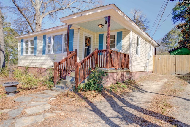 view of front of house