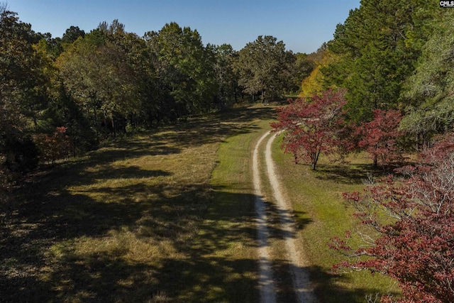 view of road