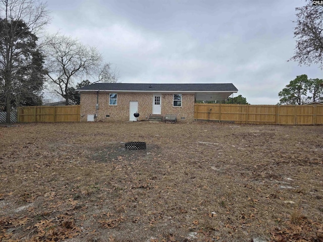 view of back of house