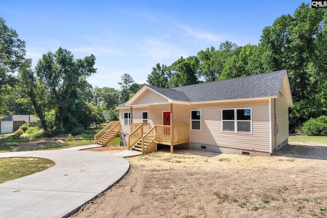 view of front of house