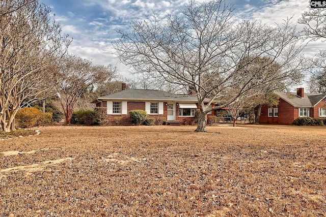 view of ranch-style house