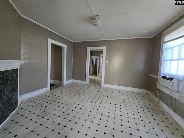 6500 White St, Kershaw, SC 29067 - interior space featuring crown molding and cooling unit