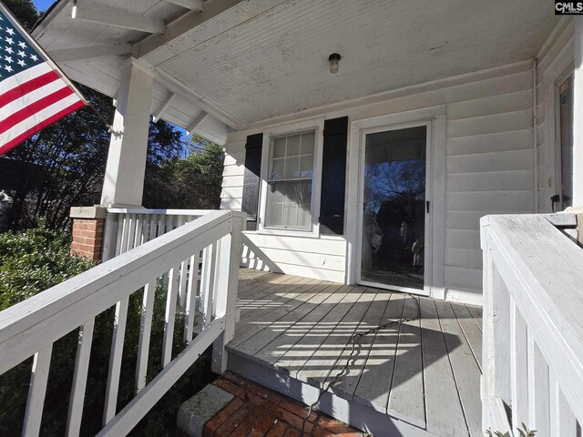 6500 White St, Kershaw, SC 29067 - view of deck