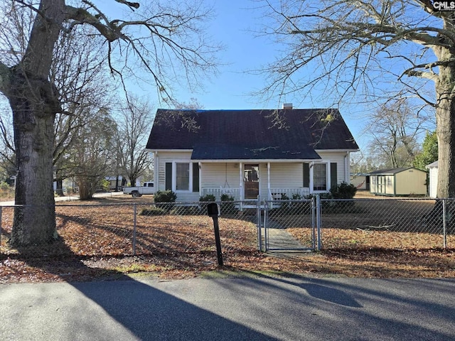 view of cape cod house