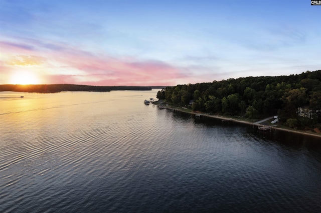 property view of water