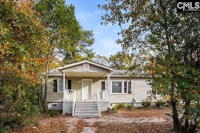 view of front of property