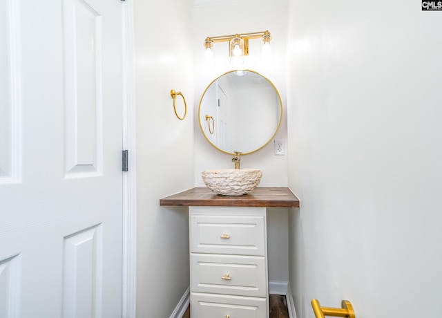 interior details featuring sink