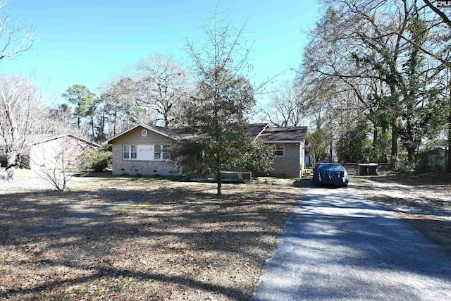 view of front of home