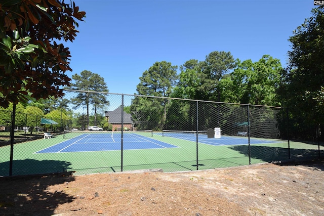 view of sport court