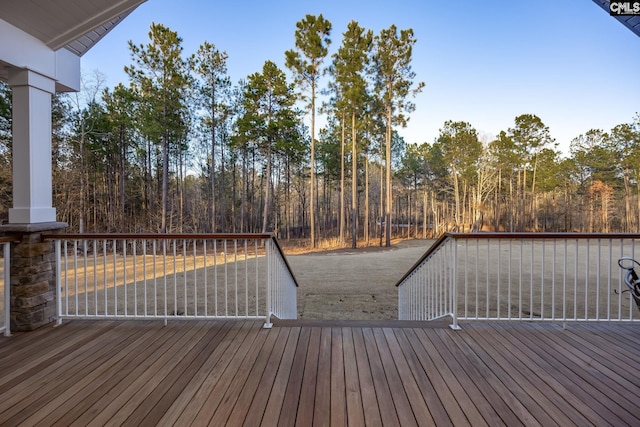 view of deck