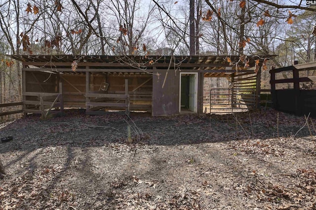 view of outbuilding