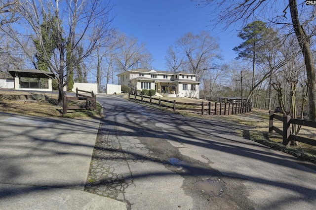 view of front of home featuring covered porch