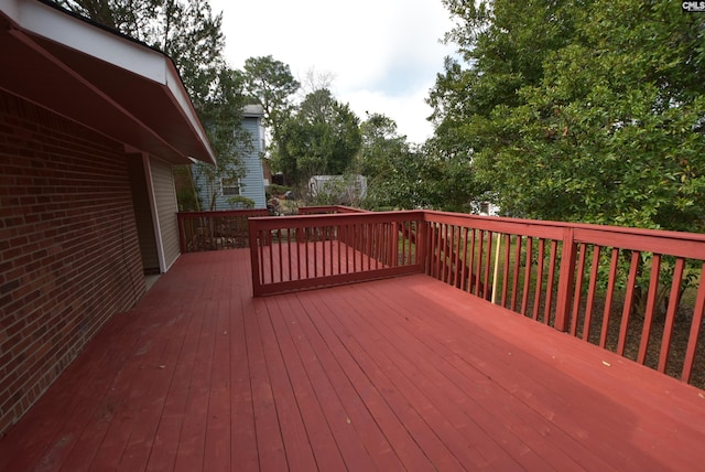 view of deck