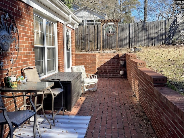 view of patio