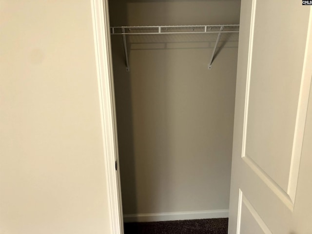 view of closet