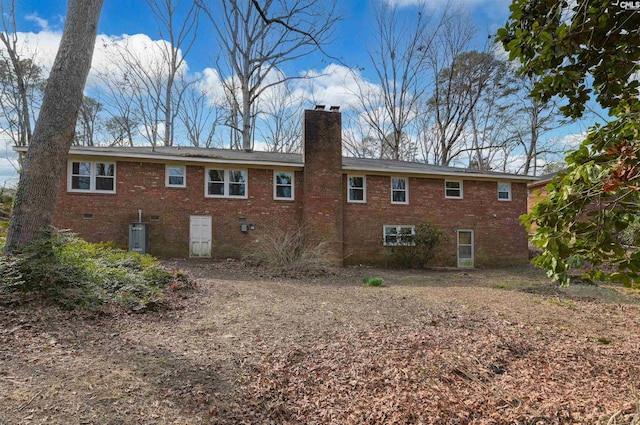 view of rear view of property