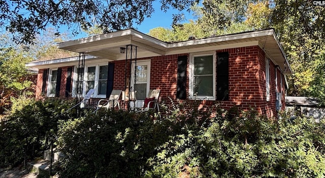 view of front of home