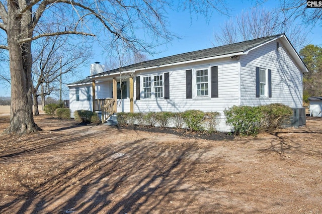 view of ranch-style house