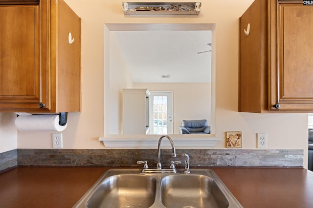 kitchen featuring sink