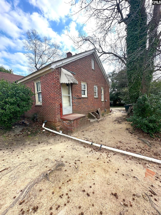 view of side of home