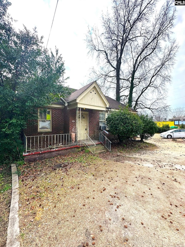 view of bungalow-style home