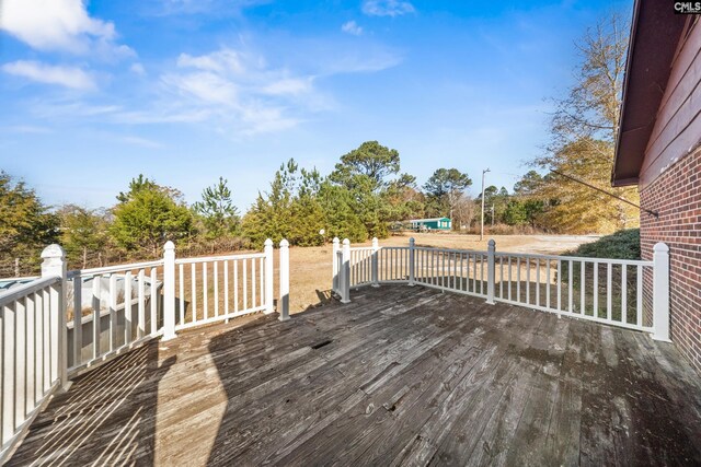 104 Brandon Rd, Clinton, SC 29325 - view of wooden terrace