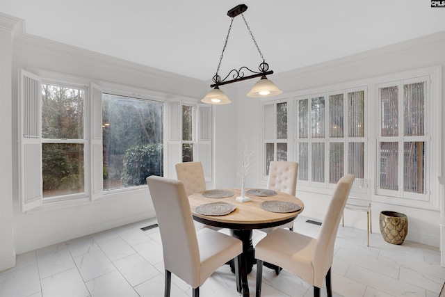 sunroom with a healthy amount of sunlight