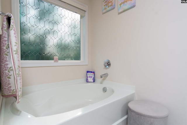 bathroom with a bathtub