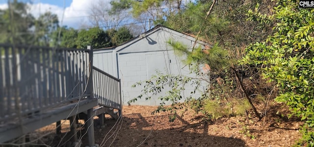 view of outbuilding