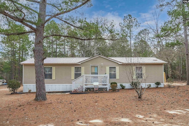 view of manufactured / mobile home