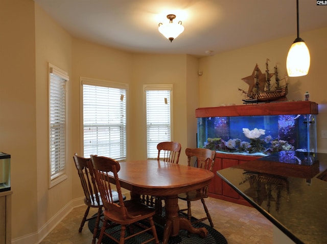 view of dining area