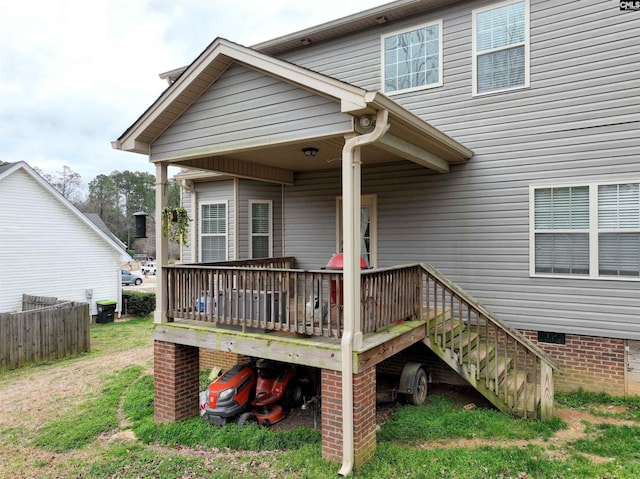 view of rear view of house