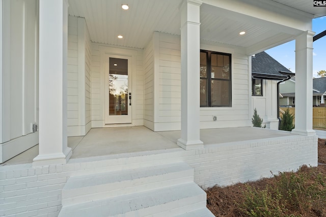 view of property entrance