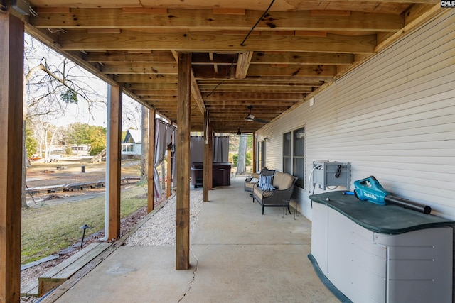 view of patio / terrace featuring outdoor lounge area