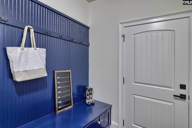 view of mudroom