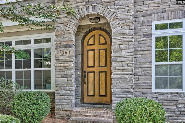 view of entrance to property