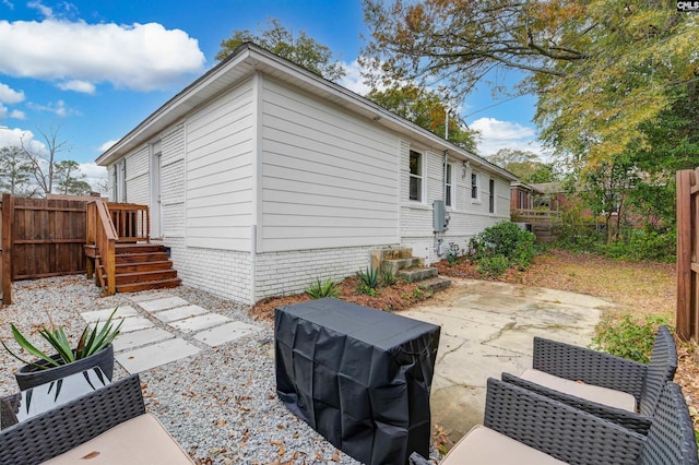 exterior space featuring a patio