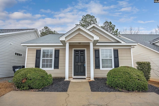 view of front of home