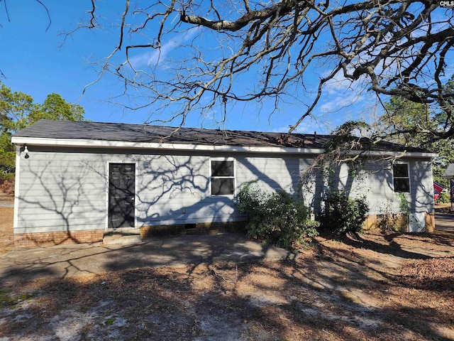 view of rear view of house