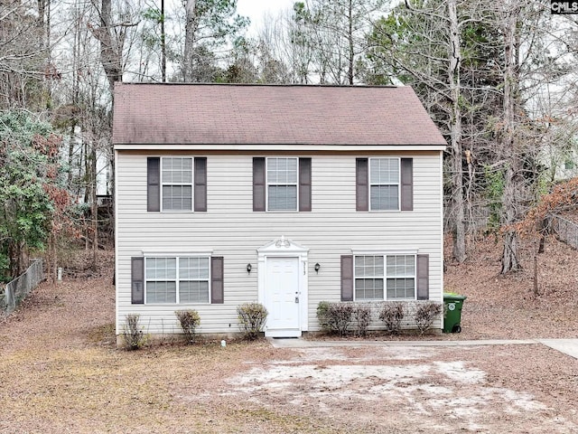 view of front of house