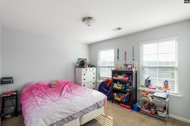 576 Flat Creek Dr, Blythewood, SC 29016 - bedroom featuring visible vents, carpet floors, and baseboards